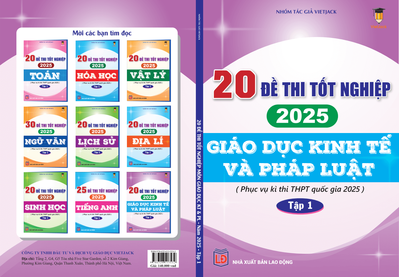 Đề thi Tốt nghiệp Giáo dục Kinh tế và Pháp luật 2025